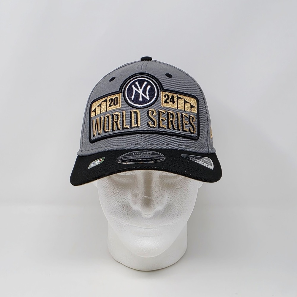 New York Yankees 2024 World Series Locker Room New Era 9SEVENTY Gray Hat Cap